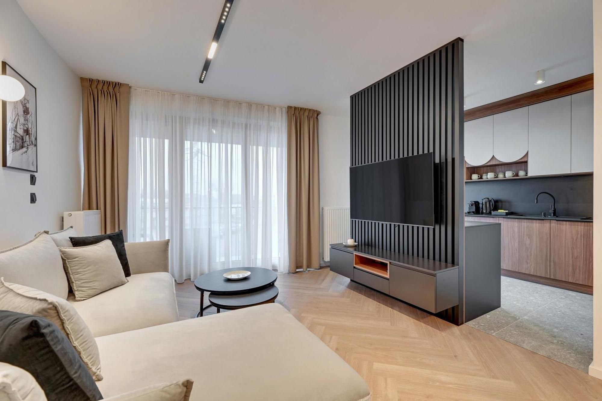 Nadmotlawie Riverside - Gym & Free Parking By Downtown Apartments Gdańsk Chambre photo
